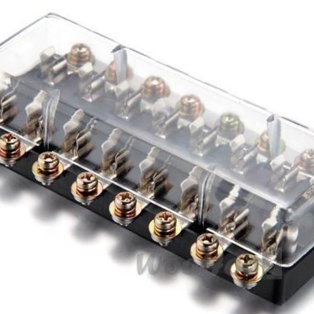 Fuse Holder  8 Way AGC Fuse Box  Car-Truck-ATV-Boat 12V